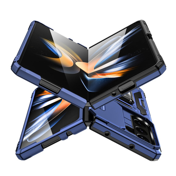 Obal na mobil pre Samsung Galaxy Z Fold6 5G, CamShield Slide, modré