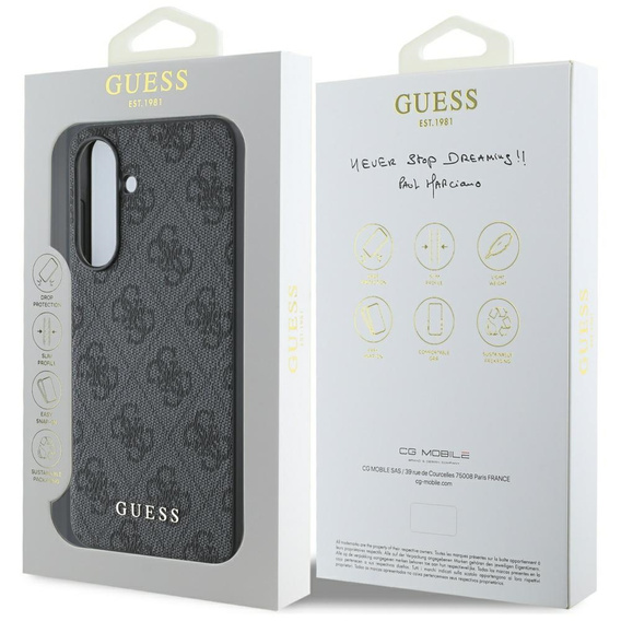 Puzdro Guess 4G Metal Gold Logo pre Samsung Galaxy A56