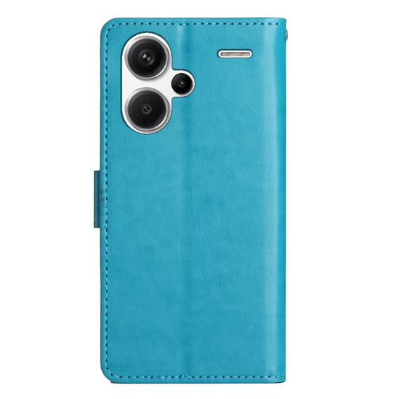 Klapkové puzdro pre Xiaomi Redmi Note 13 Pro+, Butterfly, modré