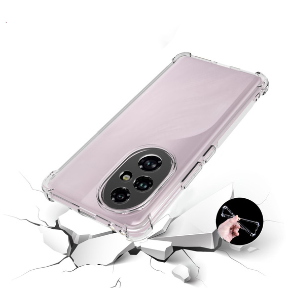 Obal na mobil pre Honor 200 Pro 5G, Dropproof, priehľadné