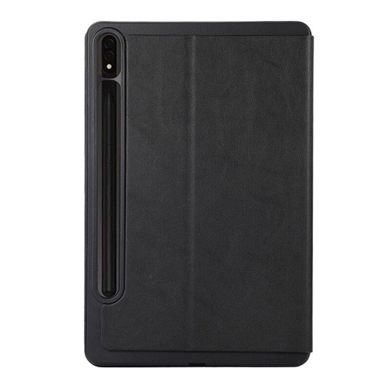 Puzdro pre Samsung Galaxy Tab S9 FE+ Plus, Smartcase s priestorom pre stylus, čierne