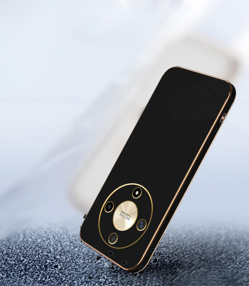 Puzdro pre Honor Magic 6 Lite 5G, Glamour CamShield, čierne