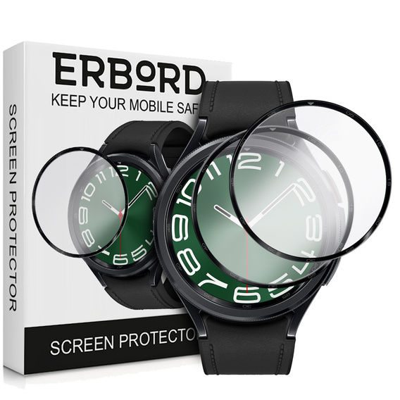 2x hybridné sklo ERBORD pre Samsung Galaxy Watch 6 47mm Classic