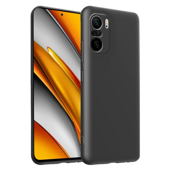 Obal na mobil pre Xiaomi Mi 11i / POCO F3, Silicone Lite, čierne