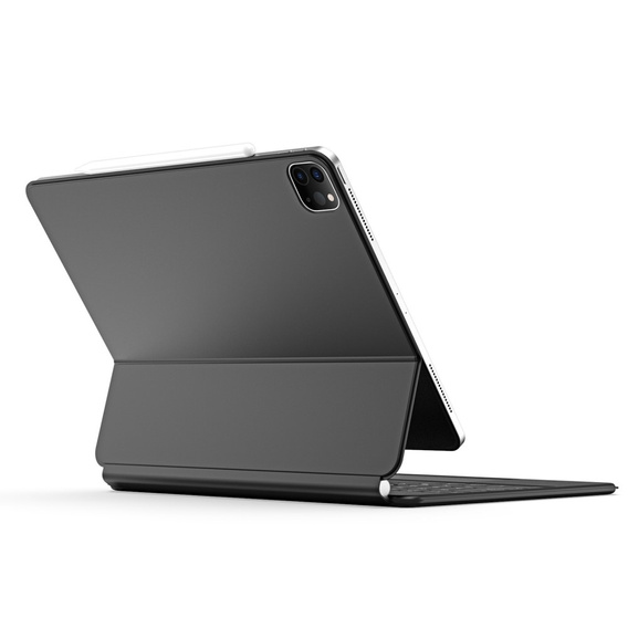 Puzdro + klávesnica iPad Pro 12.9" 2022/2021/2020 (6/5/4 gen.), Dux Ducis Keyboard TouchPad, čierne
