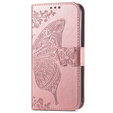 Klapkové puzdro pre Samsung Galaxy A05s, Butterfly, fialové