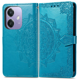 Klapkové puzdro pre Oppo A40 / Oppo A40m, Mandala, modré
