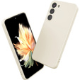 Obal na mobil pre Samsung Galaxy S23 5G, Silicone Lite, béžové