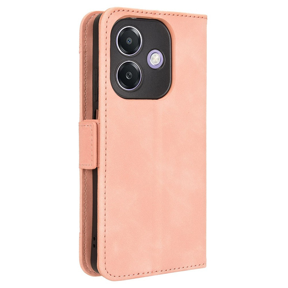 Klapkové puzdro pre Oppo A40 / Oppo A40m, Card Slot, ružové