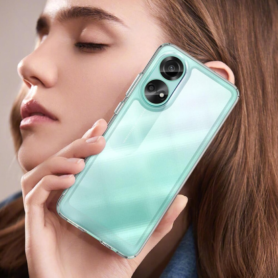 Obal na mobil pre Oppo A58 4G, Fusion Hybrid, priehľadné