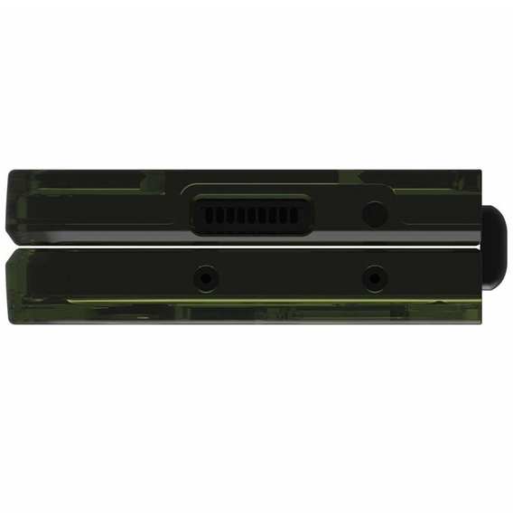 Urban Armor Gear Obal na mobil pre Galaxy Z Fold 5 5G, Plyo MagSafe, transparentné / zelené