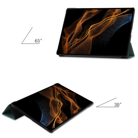 Puzdro pre Samsung Galaxy Tab S9 Ultra, Smartcase, zelený
