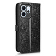 Klopové puzdro pre Oppo Reno 14F, Wallet Rhombus, čierne