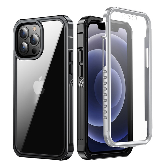 Puzdro pre iPhone 13 Pro Max, Shockproof, s fóliou, modré