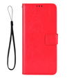 Klapkové puzdro pre Xiaomi Redmi Note 12 5G / POCO X5 5G, Crazy Horse Wallet, červené