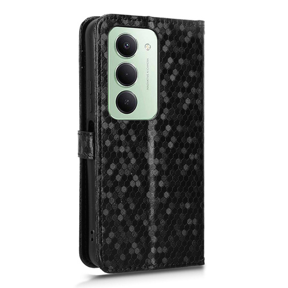 Klapkové puzdro pre Xiaomi Redmi 15 5G / 4G, Wallet Rhombus, čierne