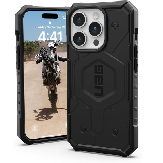 Urban Armor Gear Obal na mobil pre iPhone 15 Pro, Pathfinder MagSafe, čierne