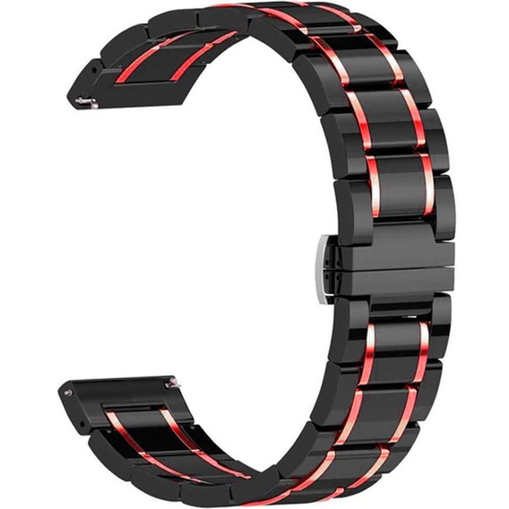 Bransoleta uniwersalna z teleskopem 22mm, Black/Red