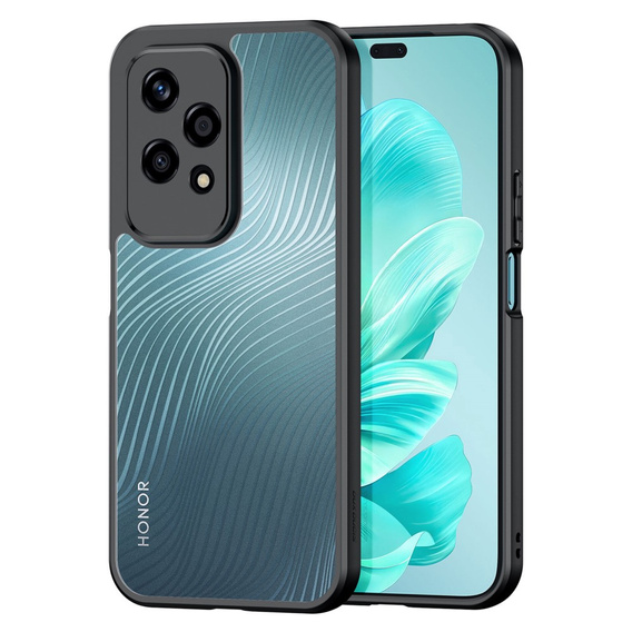 Puzdro DuxDucis pre Honor 200 Lite, Aimo case, transparentné / čierne