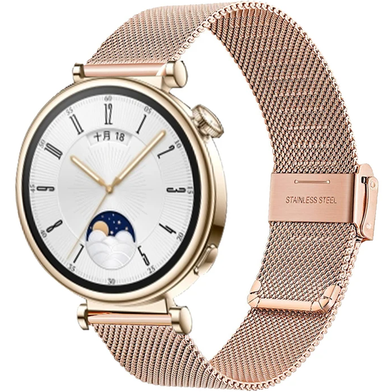 Bransoleta Milanese 18mm do Garmin Vivoactive 4S / Venu 2S, Black