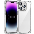 Puzdro pre iPhone 14 Pro Max, ERBORD CornerShield, priehľadné