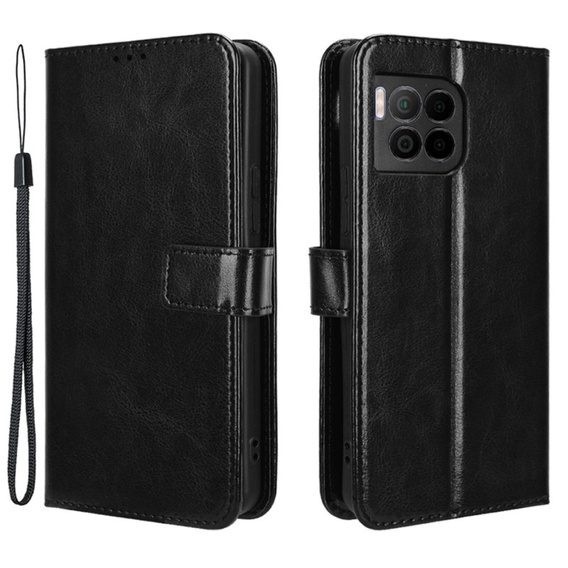 Klapkové puzdro pre T Phone 2 Pro 5G, Crazy Horse Wallet, čierne