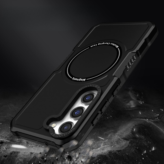 Obal na mobil pre Samsung Galaxy S23 Plus, Protective MagSafe, čierne