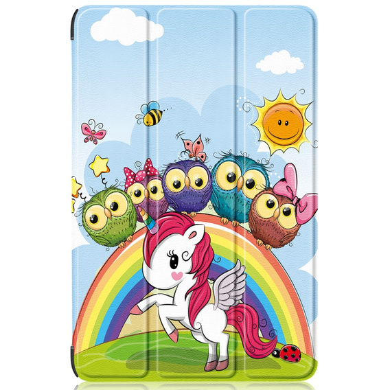 Obal na mobil pre Samsung Galaxy Tab S9, Smartcase Hybrid Pen Slot, sweet animals