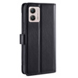 Klapkové puzdro pre Motorola Moto G53 5G/ G23 4G/ G13 4G, Wallet Zipper Pocket, čierne
