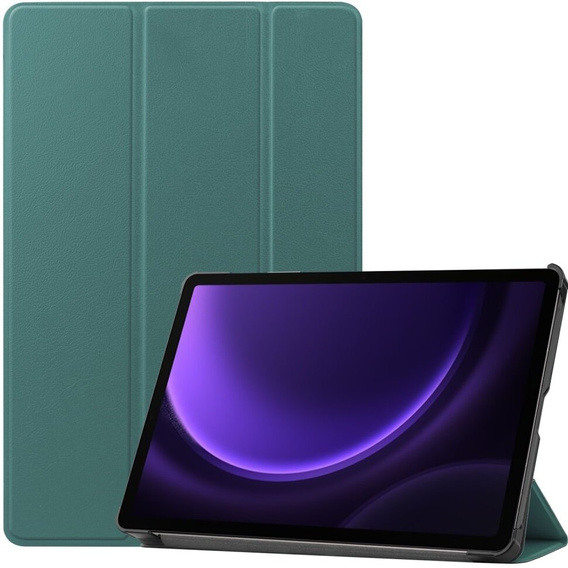 Puzdro pre Samsung Galaxy Tab S9 FE, trojskladové, zelené