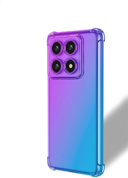 Puzdro pre Xiaomi 14T Pro, Gradient Dropproof, Fialová / modrá