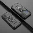 Puzdro pre Samsung Galaxy M34, KickStand Camera Lens, čierne