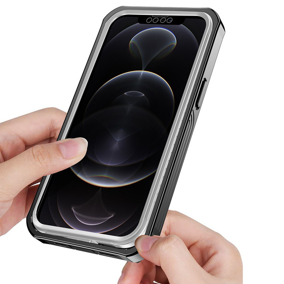 Puzdro pre iPhone 13 Pro Max, Shockproof, s fóliou, modré