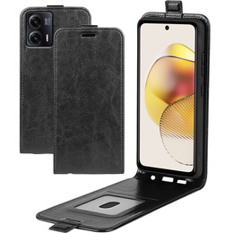 Klapkové puzdro pre Motorola Moto G73 5G, Flip, čierne
