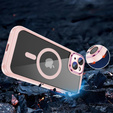 Puzdro pre iPhone 13, ERBORD Impact Guard, MagSafe, ružové