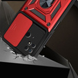 Obal na mobil pre Xiaomi Redmi 10C, CamShield Slide, červené