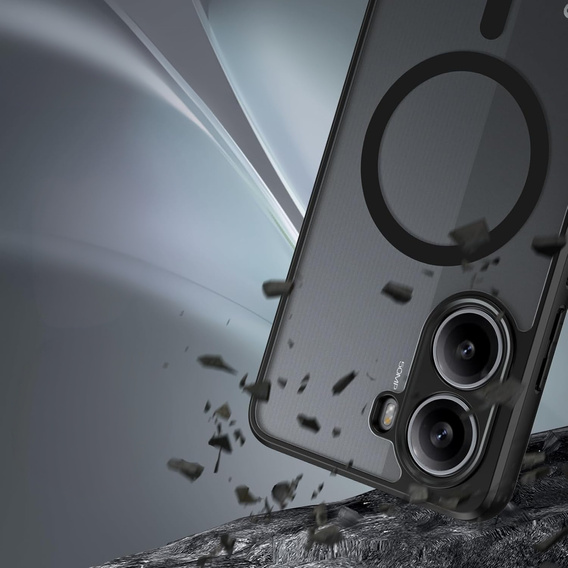 Puzdro pre Xiaomi Poco X7 Pro 5G, pre MagSafe, ERBORD Matt Case, čierny