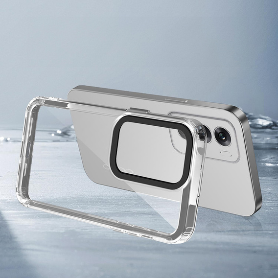 Obal na mobil pre Oppo A80, Fusion Hybrid, priehľadné