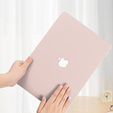 Puzdro pre MacBook Air 13 A2337 M1 A2179 A1932, HardShell, ružový