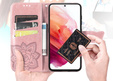 Klapkové puzdro pre Xiaomi Redmi A5, Butterfly, ružové rose gold