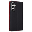 Klapkové puzdro pre Samsung Galaxy A25 5G, Litchi Skin Grain, čierne