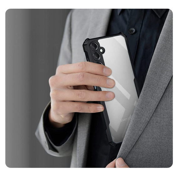Obal na mobil pre Samsung Galaxy A16, AntiDrop Hybrid, čierne