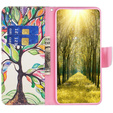 Klapkové puzdro pre Samsung Galaxy A55 5G, Wallet, Tree of life, biele