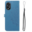 Klapkové puzdro pre Oppo A58 4G, Mandala, modré