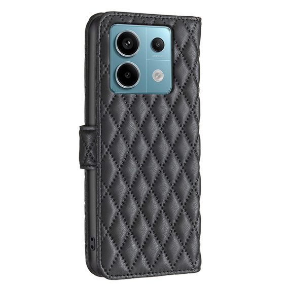 Klapkové puzdro pre Xiaomi Redmi Note 13 Pro 5G, Wallet, BINFEN COLOR, čierne