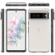 Obal na mobil pre Google Pixel 7, Fusion Hybrid, priehľadné