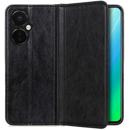 Obal na mobil pre OnePlus Nord CE 3 Lite, Wallet Litchi Leather, čierne
