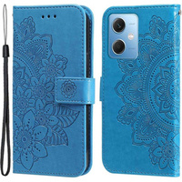 Klapkové puzdro pre Xiaomi Redmi Note 12 5G / POCO X5 5G, Mandala Flower, modré