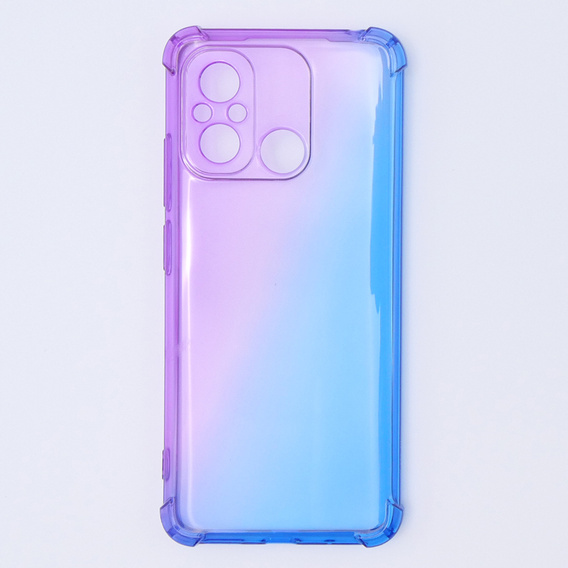 Puzdro pre Xiaomi Redmi 12C, Gradient Dropproof, Fialová / modrá