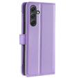 Klapkové puzdro pre Samsung Galaxy A54 5G, Wallet Zipper Pocket, fialové